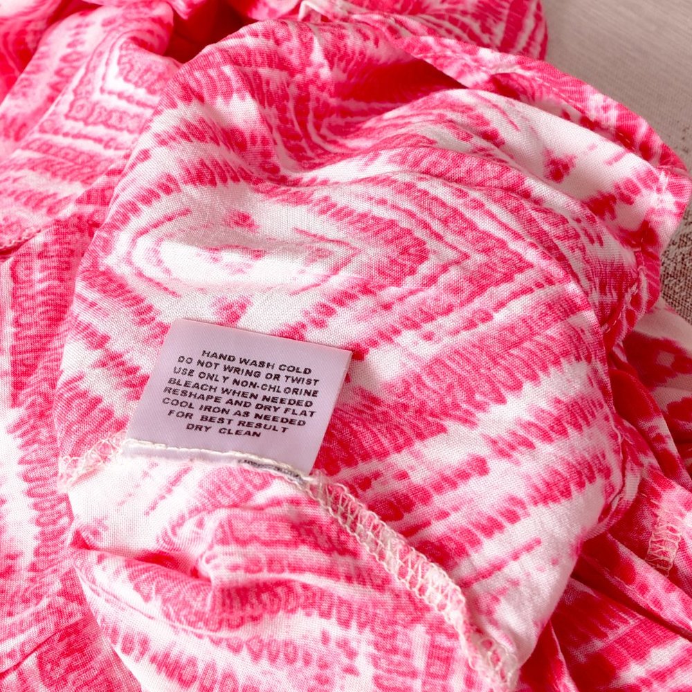 Pink Rose Racerback Button Front Tank Aztec Size Large - Picture 3 of 8
